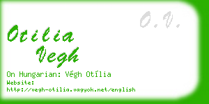 otilia vegh business card