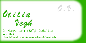 otilia vegh business card